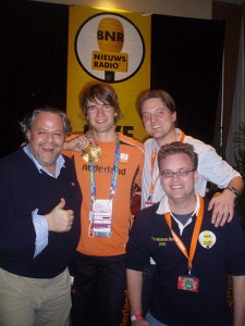 Mark Tuitert en het BNR-team