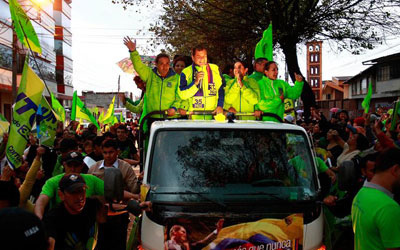 De campagne-karavaan