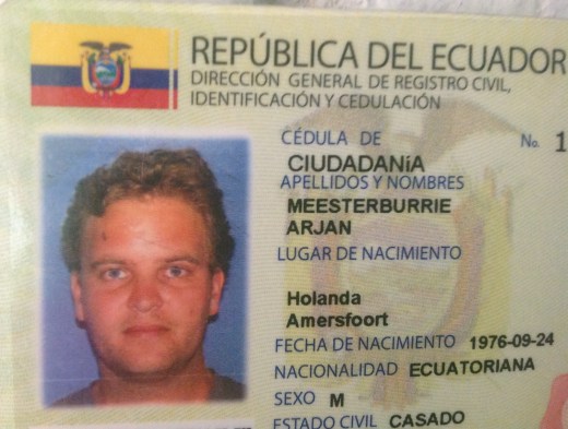 Cédula Arjan Meesterburrie