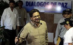 Hoofdonderhandelaar Iván Marquez van de FARC
