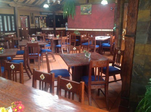 Mijn schoonvader is architect en heeft het restaurant zelf ontworpen en laten bouwen 